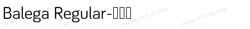 Balega Regular字体转换